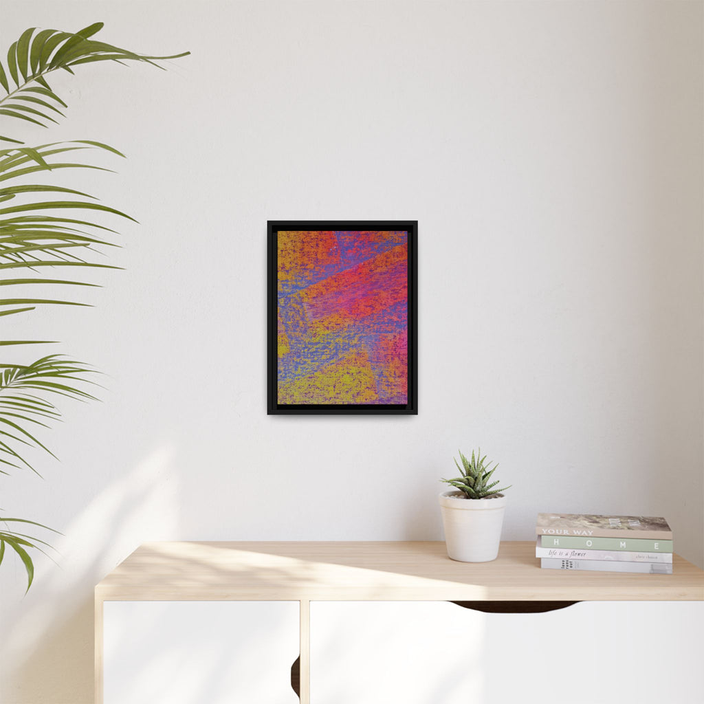 Sunset Matte Canvas, Framed