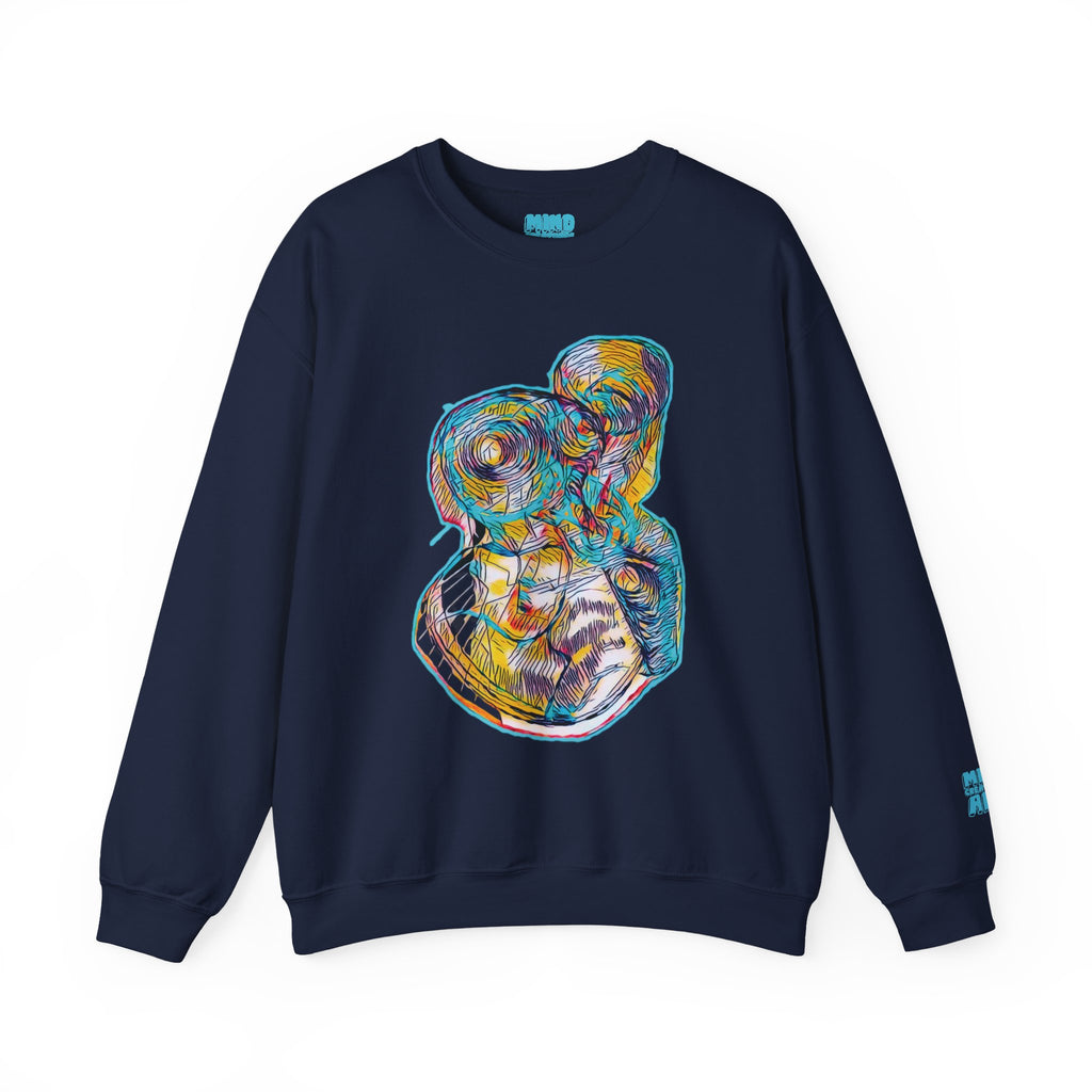 Curiosity (Aqua) Unisex Heavy Blend™ Crewneck Sweatshirt