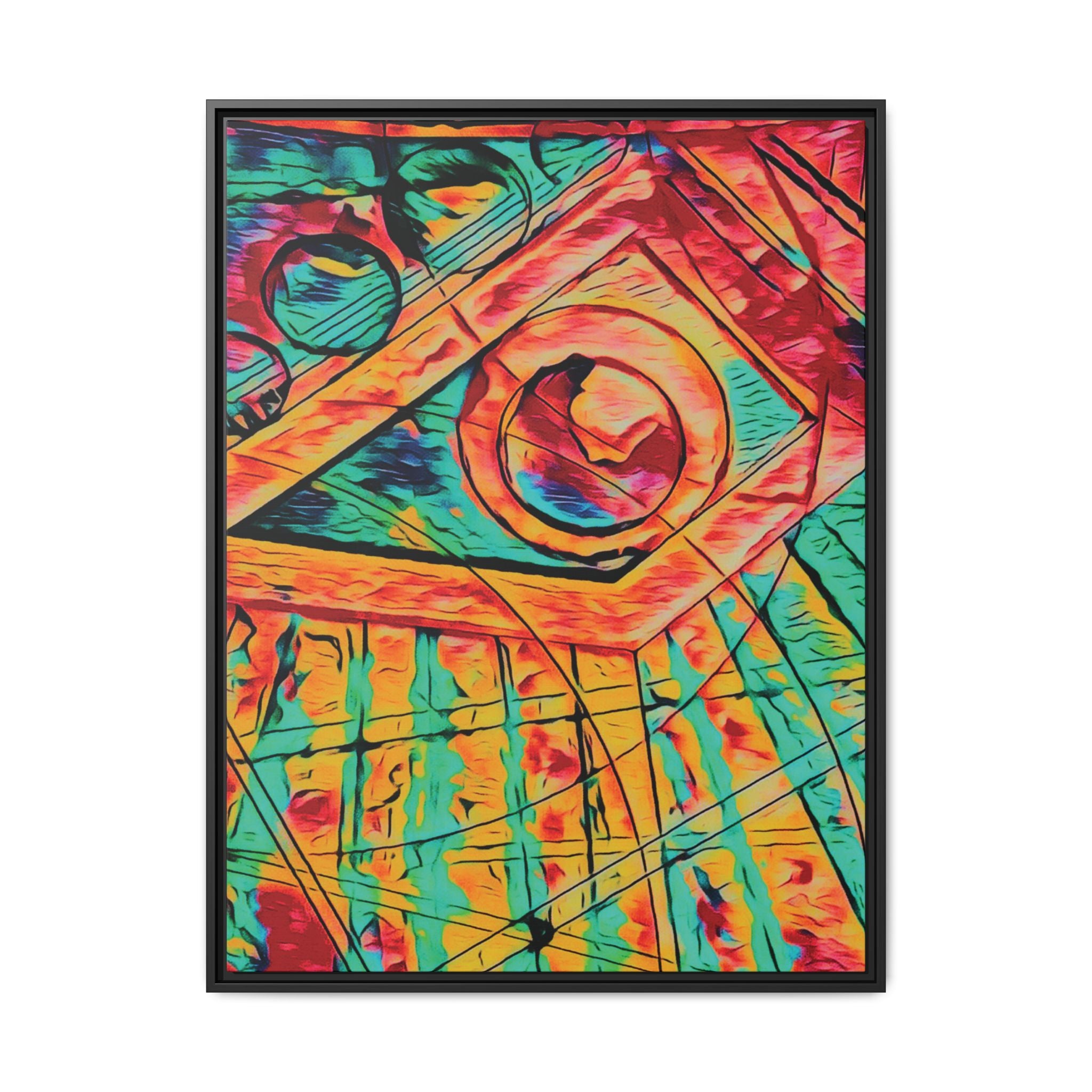 Love (Bright) Matte Canvas, Framed