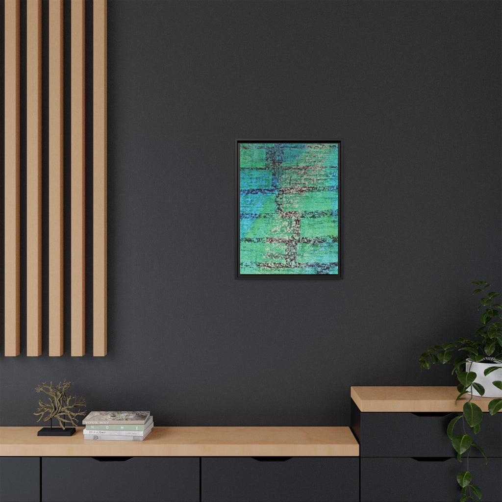 Experiment (V2) Matte Canvas, Framed
