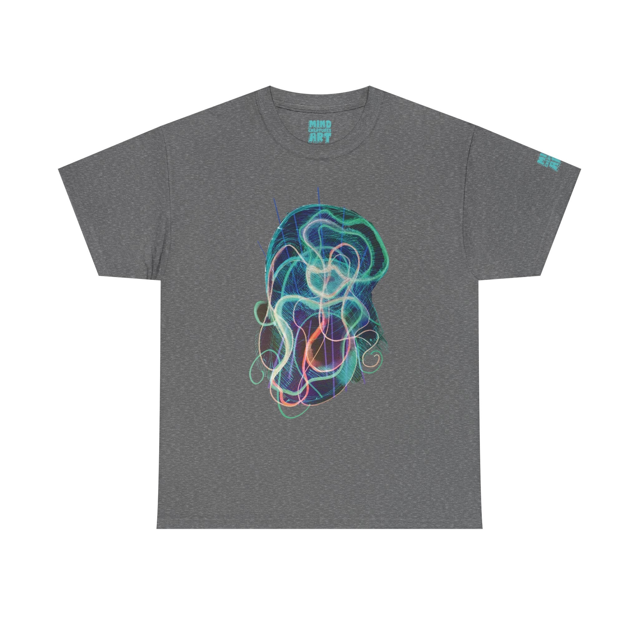 Davy Jones (Electric Teal) Unisex Heavy Cotton Tee