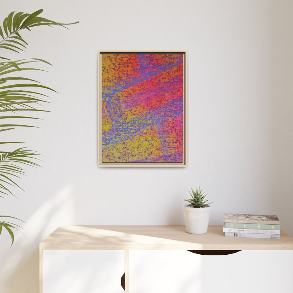 Sunset Matte Canvas, Framed