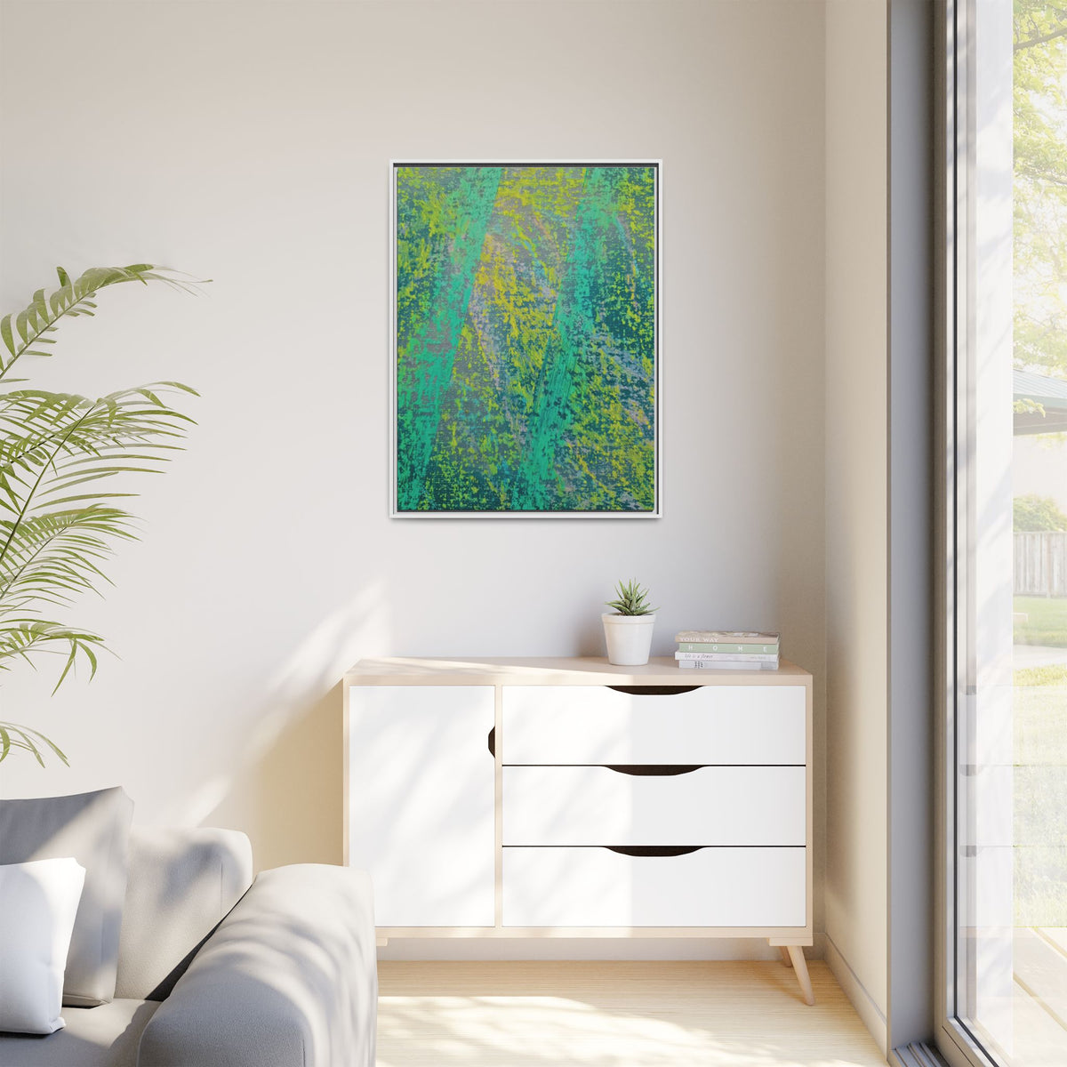 Spring Matte Canvas, Framed