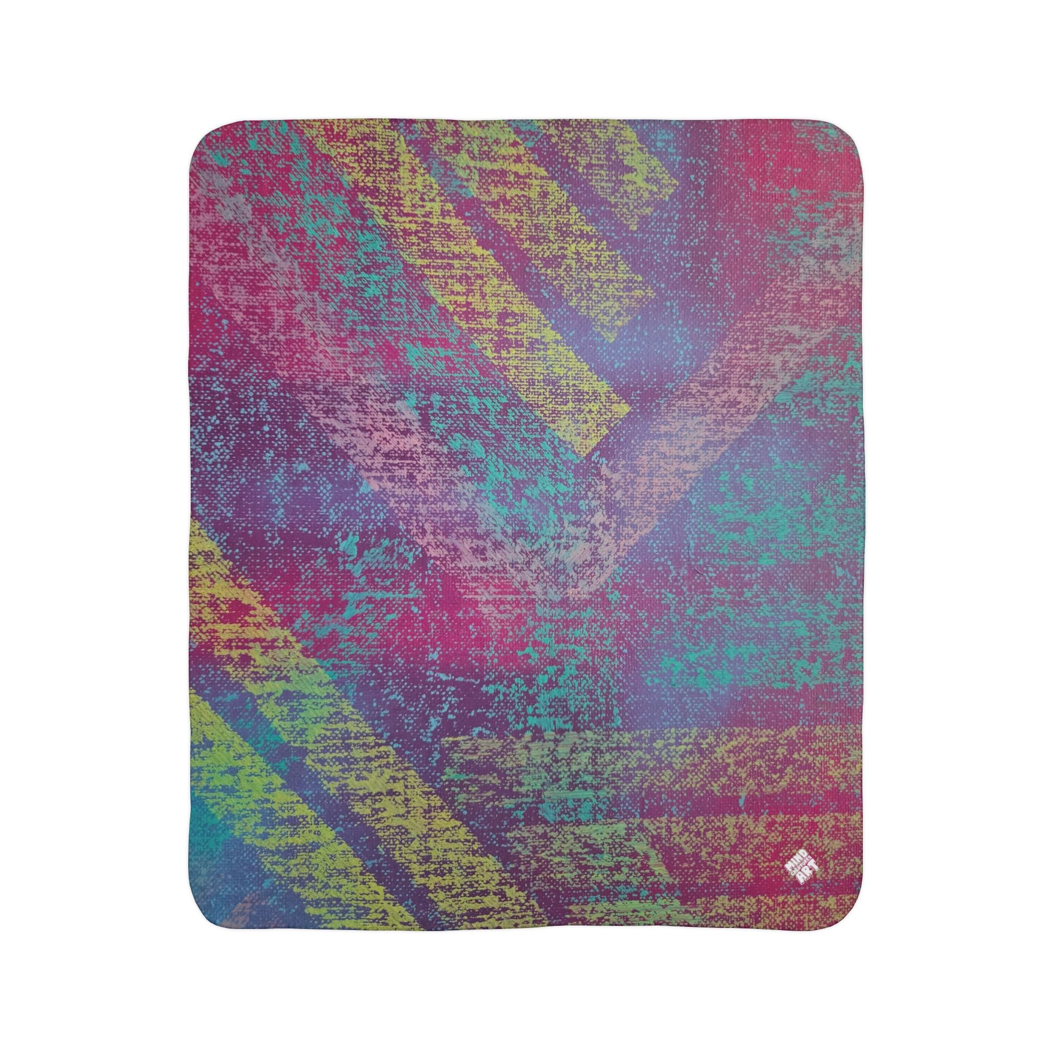 Construct Fleece Sherpa Blanket