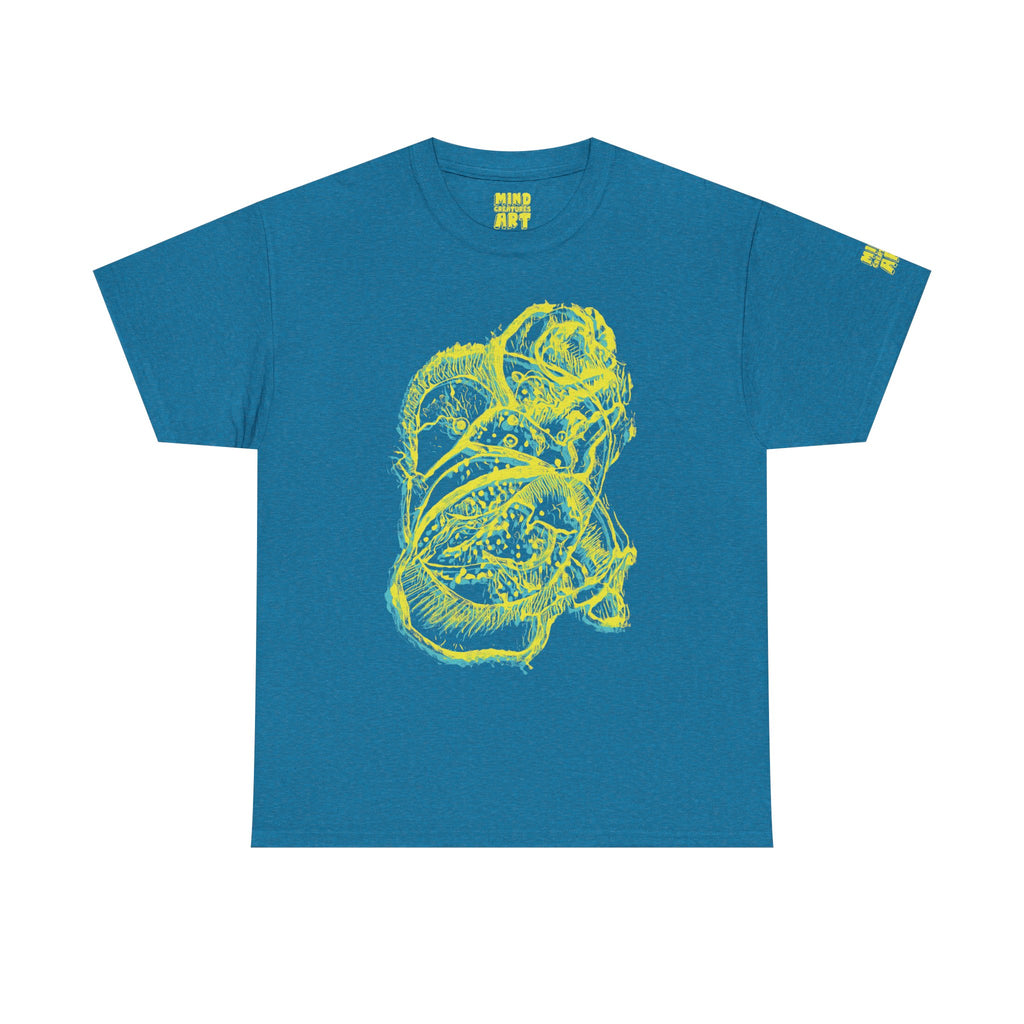 Exploration (Blur, Yellow & Blue) Unisex Heavy Cotton Tee