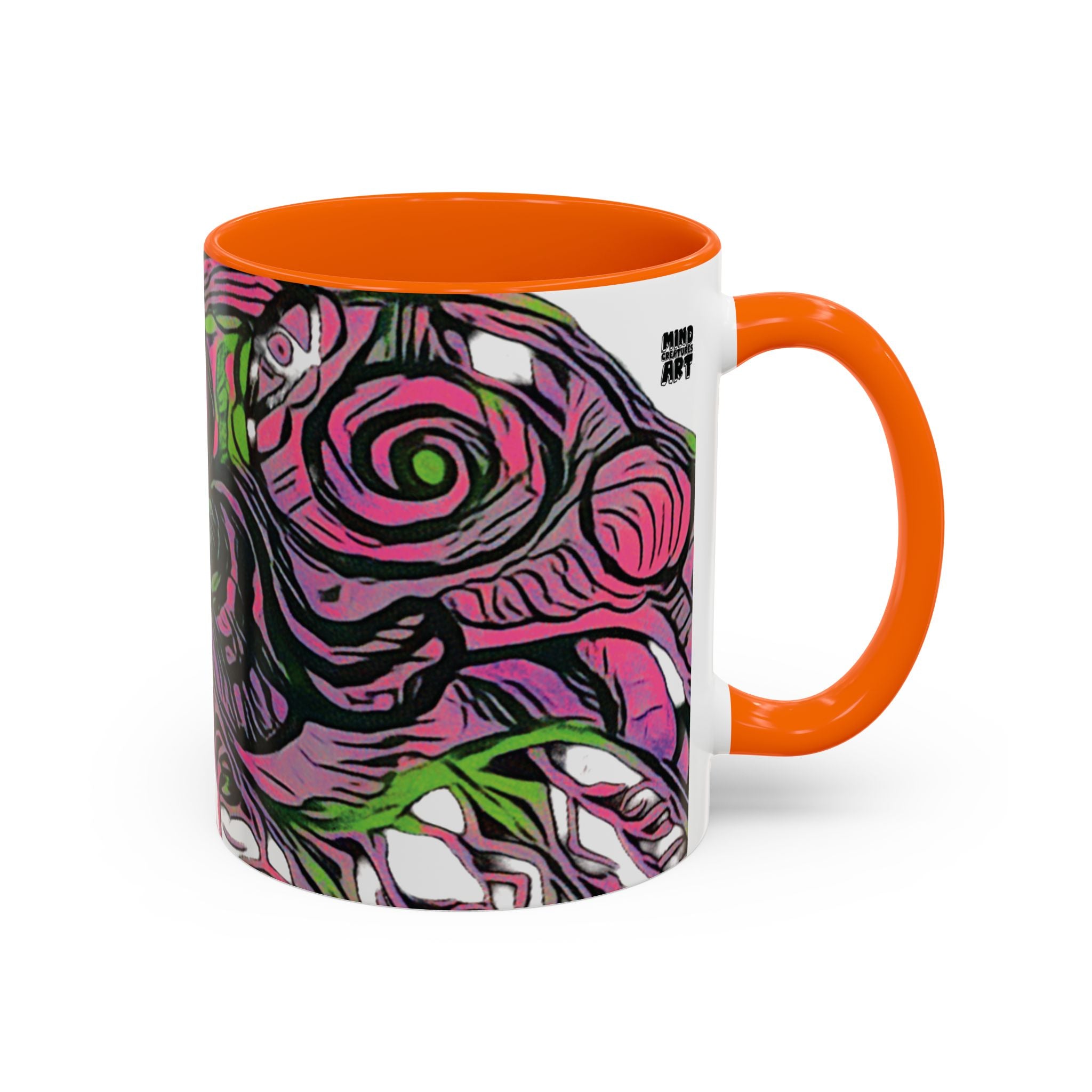 Vessel (Neon) Accent Coffee Mug (11oz, 15oz)