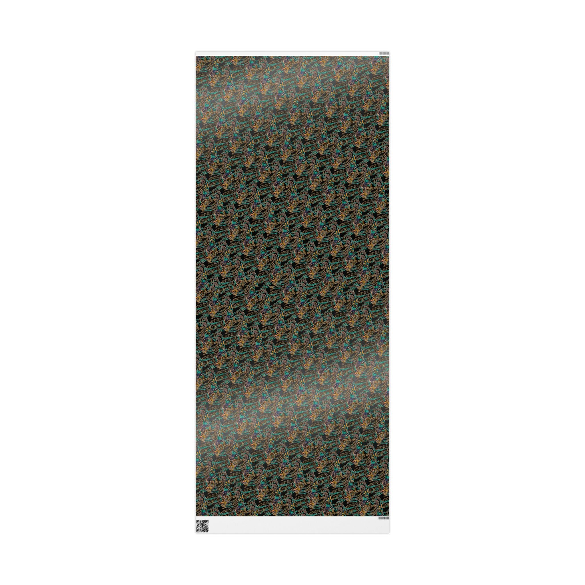 Vessel (Black Background) Heavy Wrapping Paper
