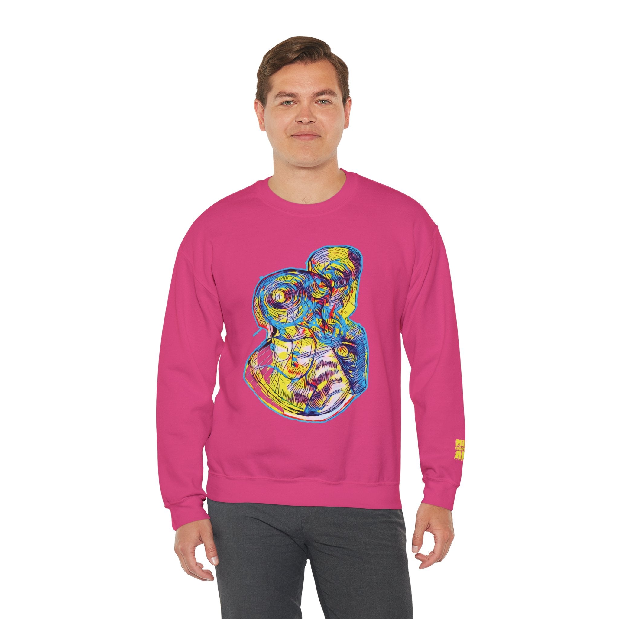 Curiosity (Neon) Unisex Heavy Blend™ Crewneck Sweatshirt