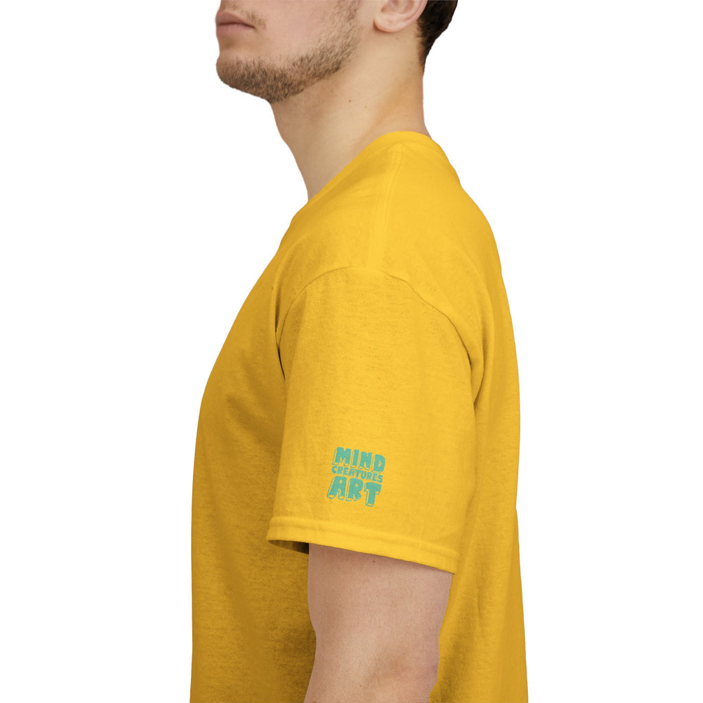Cheshire (Pink & Seafoam) Unisex Heavy Cotton Tee