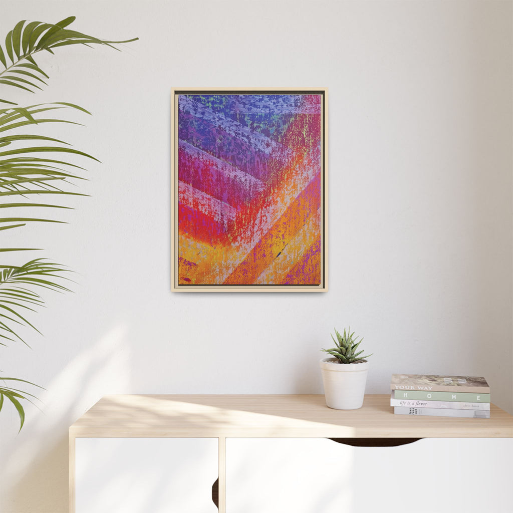 Structure Matte Canvas, Framed