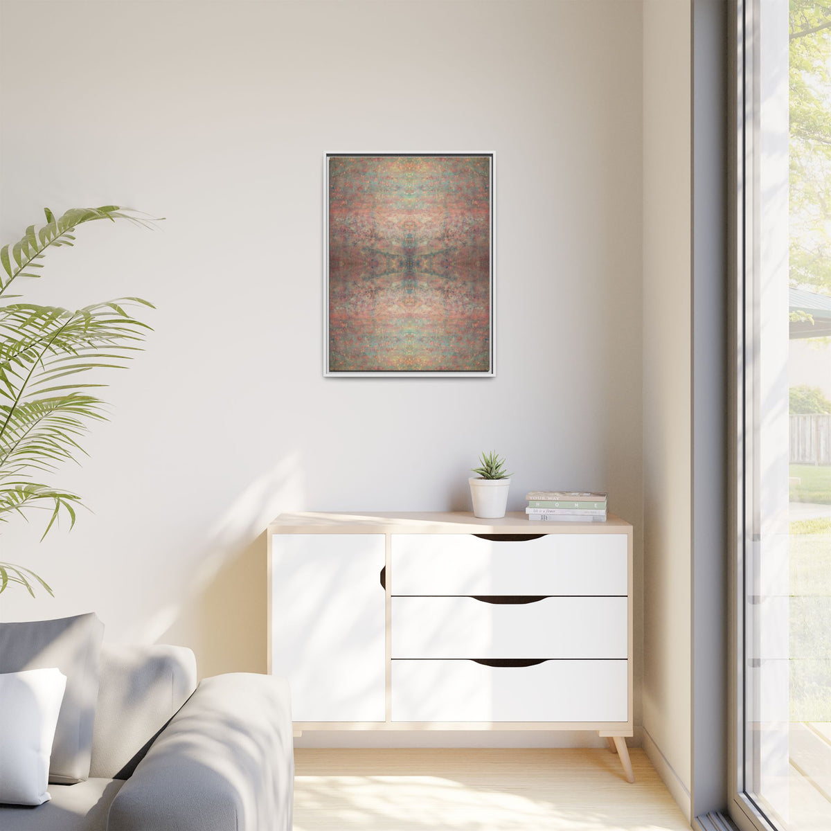 Hourglass Matte Canvas, Framed