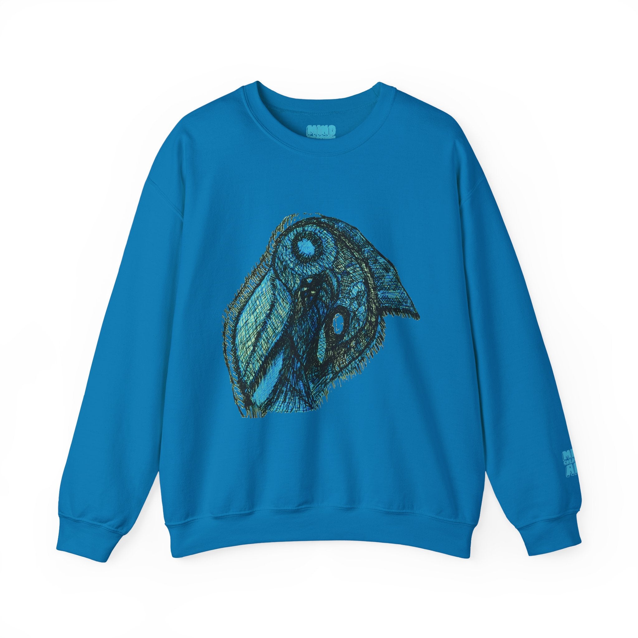Who Are You? (Teal) Unisex Heavy Blend™ Crewneck Sweatshirt