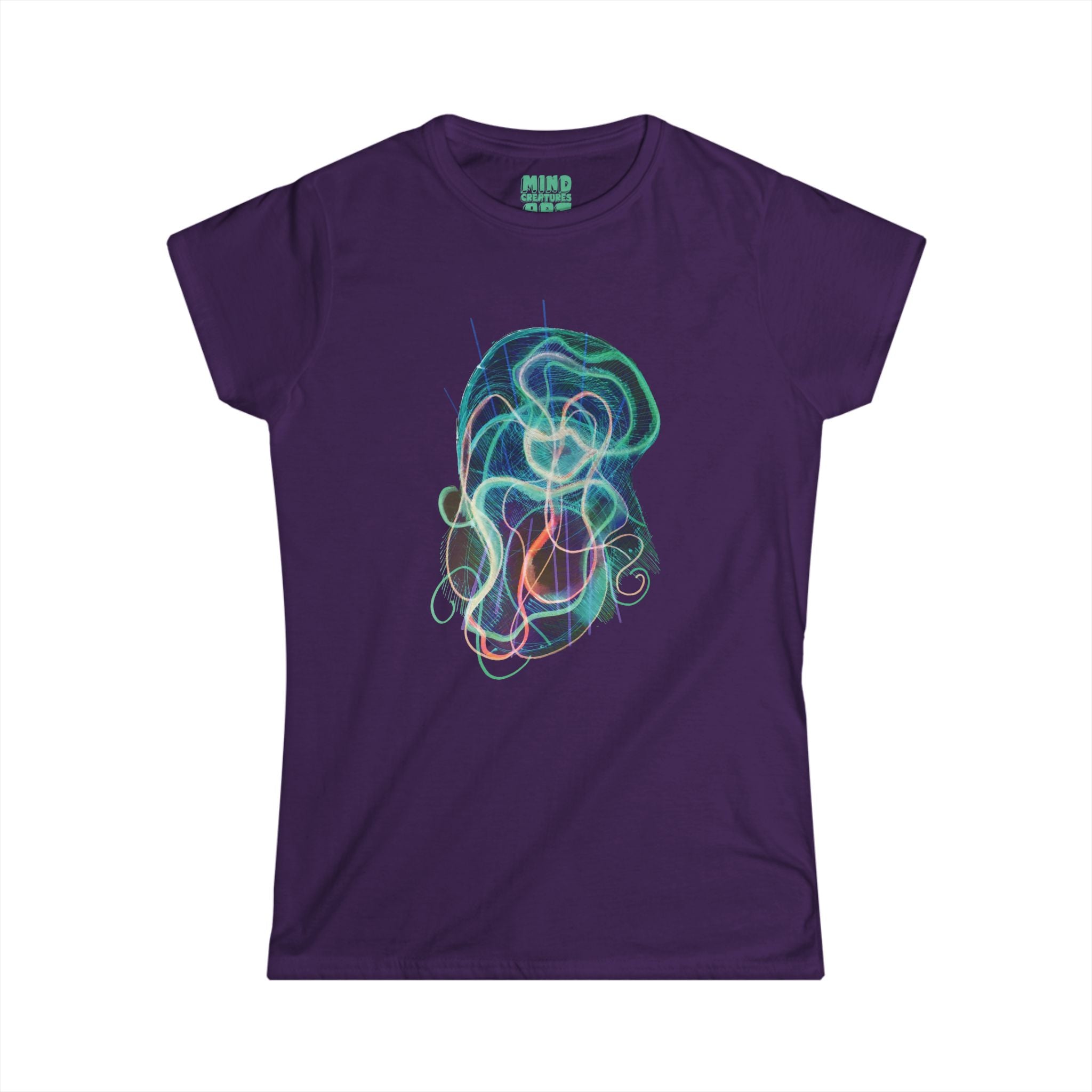 Davy Jones (Electric Teal) Women's Softstyle Tee