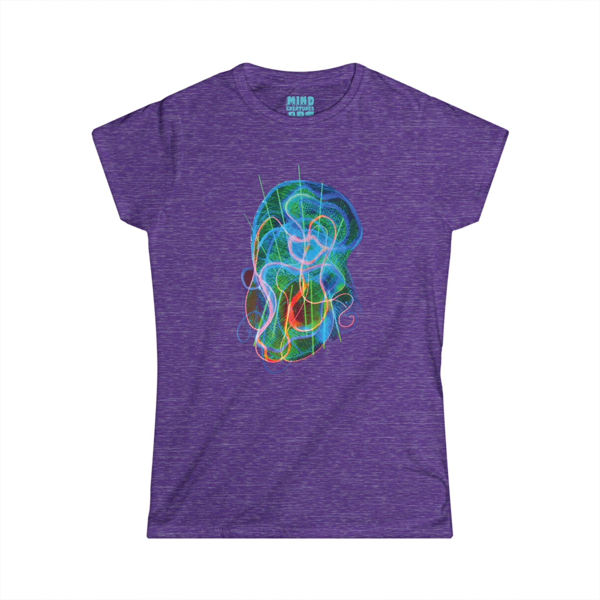 Davy Jones (Electric Green & Blue) Women's Softstyle Tee