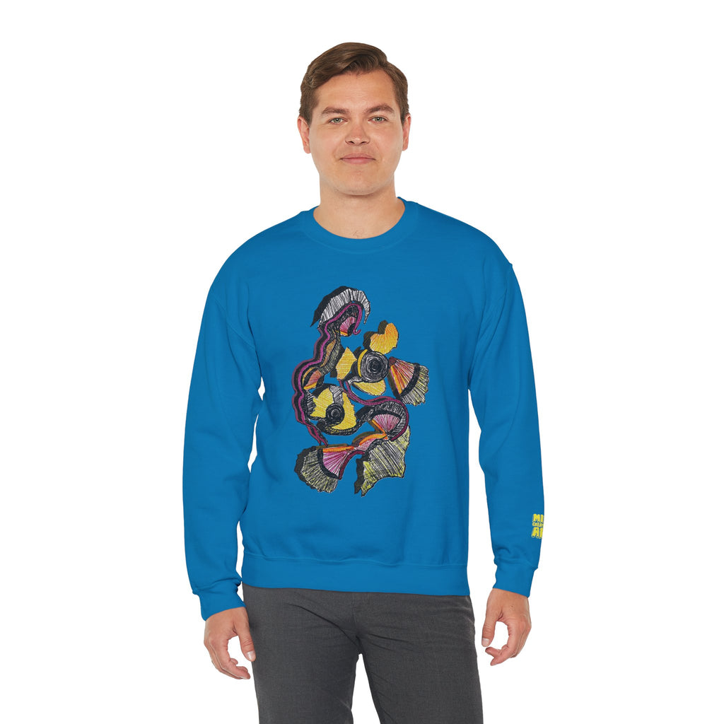 Crimson Teacher Unisex Heavy Blend™ Crewneck Sweatshirt