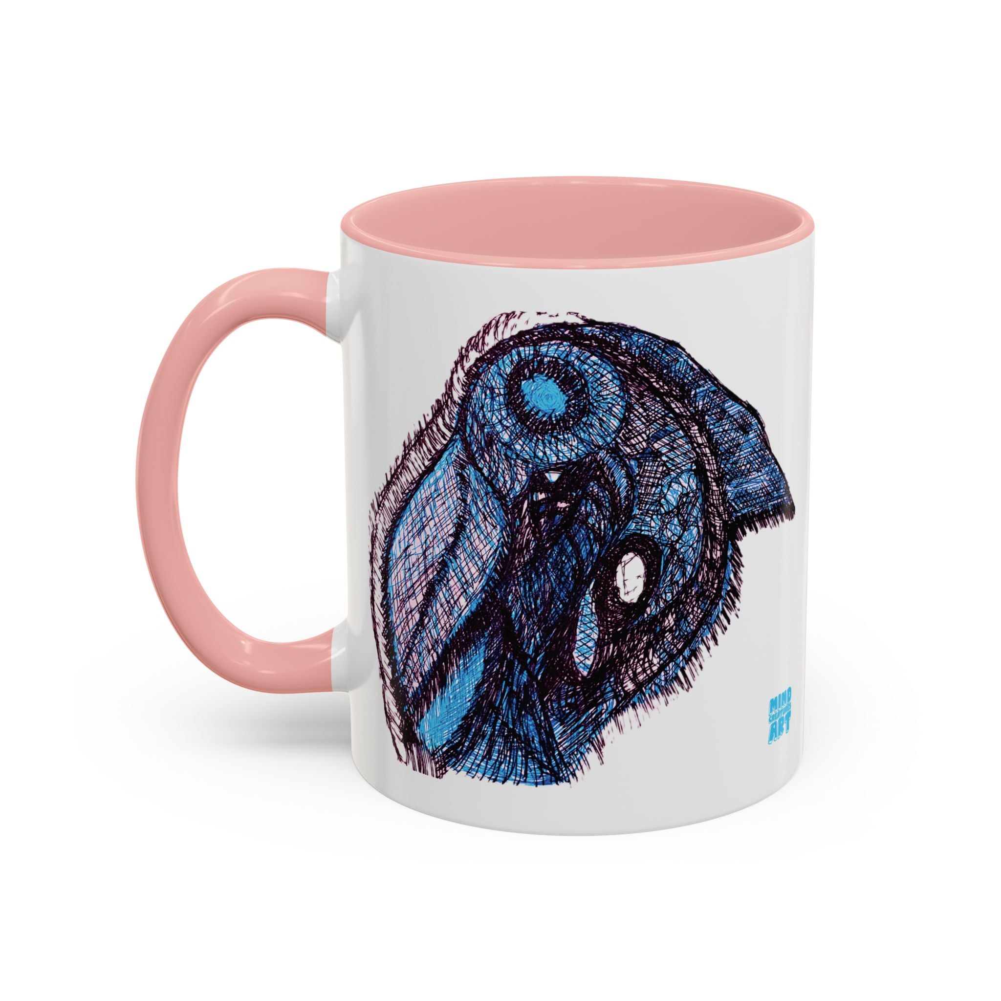 Who Are You? (Blue) Accent Coffee Mug (11oz, 15oz)