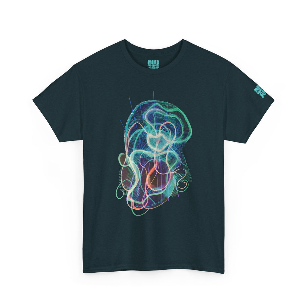 Davy Jones (Electric Teal) Unisex Heavy Cotton Tee