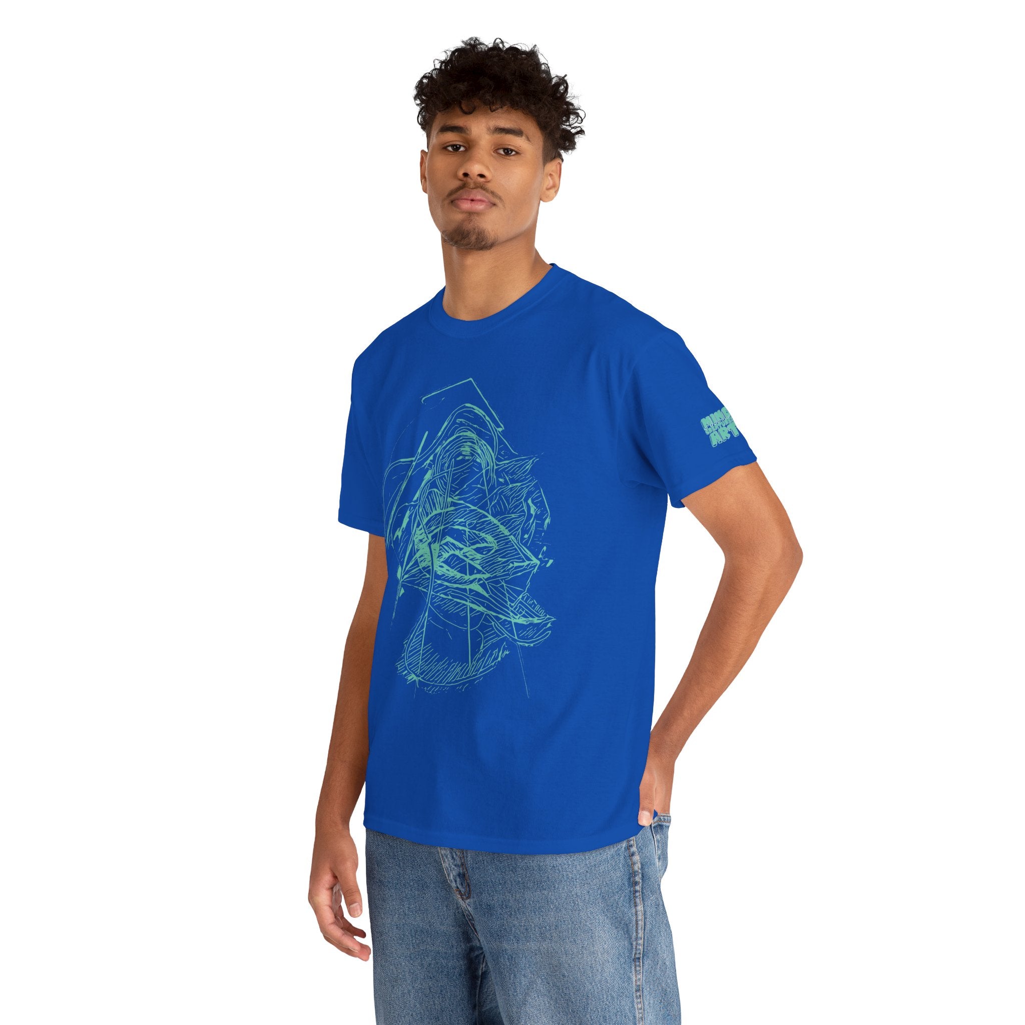 Dive Reflex (Teal) Unisex Heavy Cotton Tee