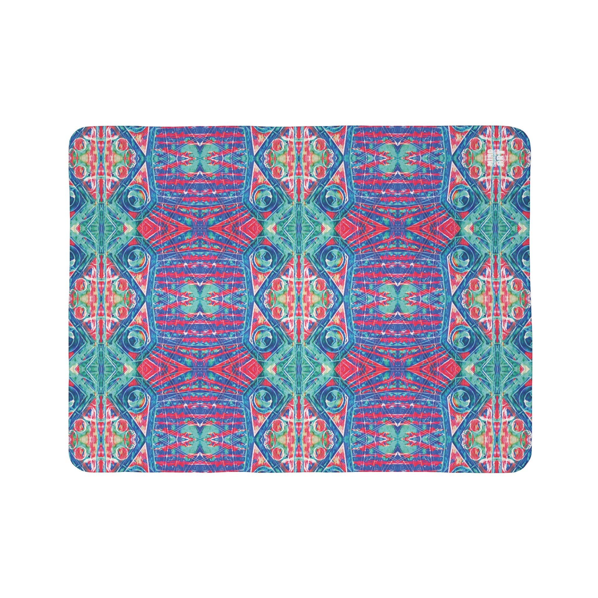 Love (Mirror, Clash) Fleece Sherpa Blanket