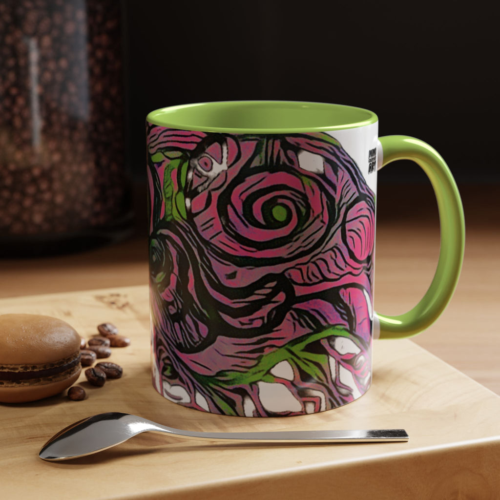 Vessel (Neon) Accent Coffee Mug (11oz, 15oz)