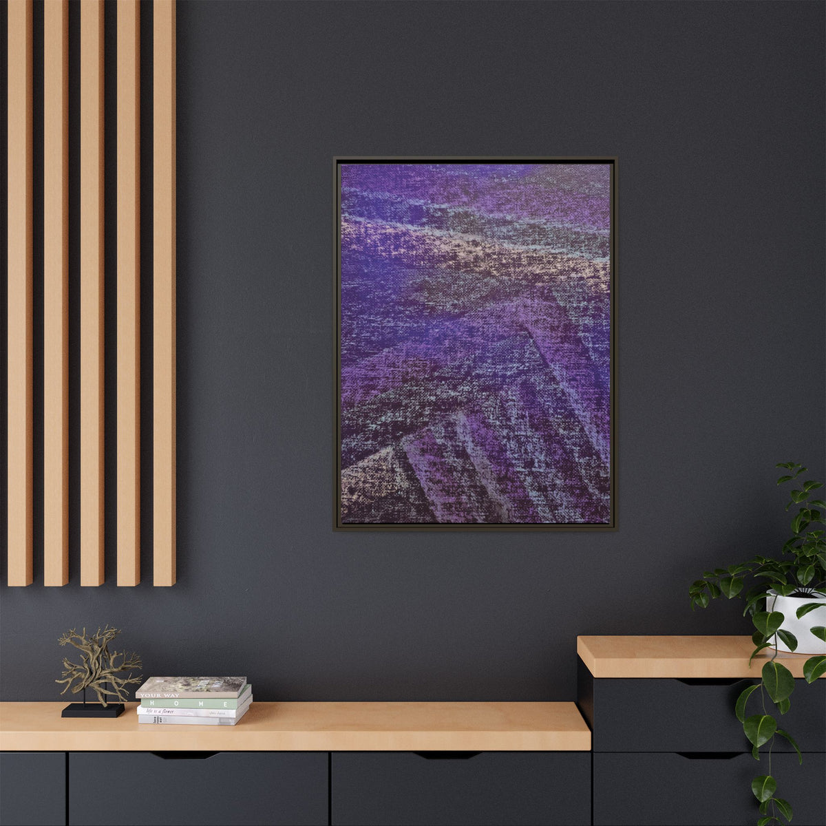 Voice (V2) Matte Canvas, Framed