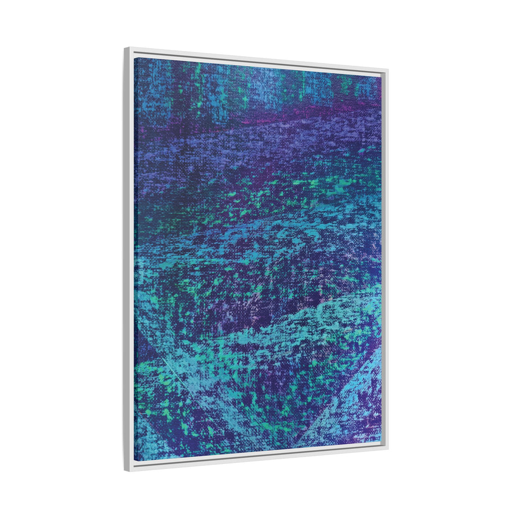 Lagoon Matte Canvas, Framed