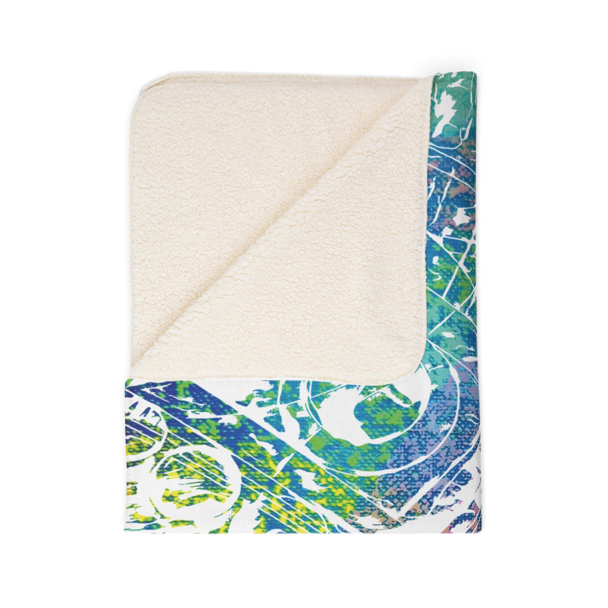 Love x Vapor (V2) Fleece Sherpa Blanket