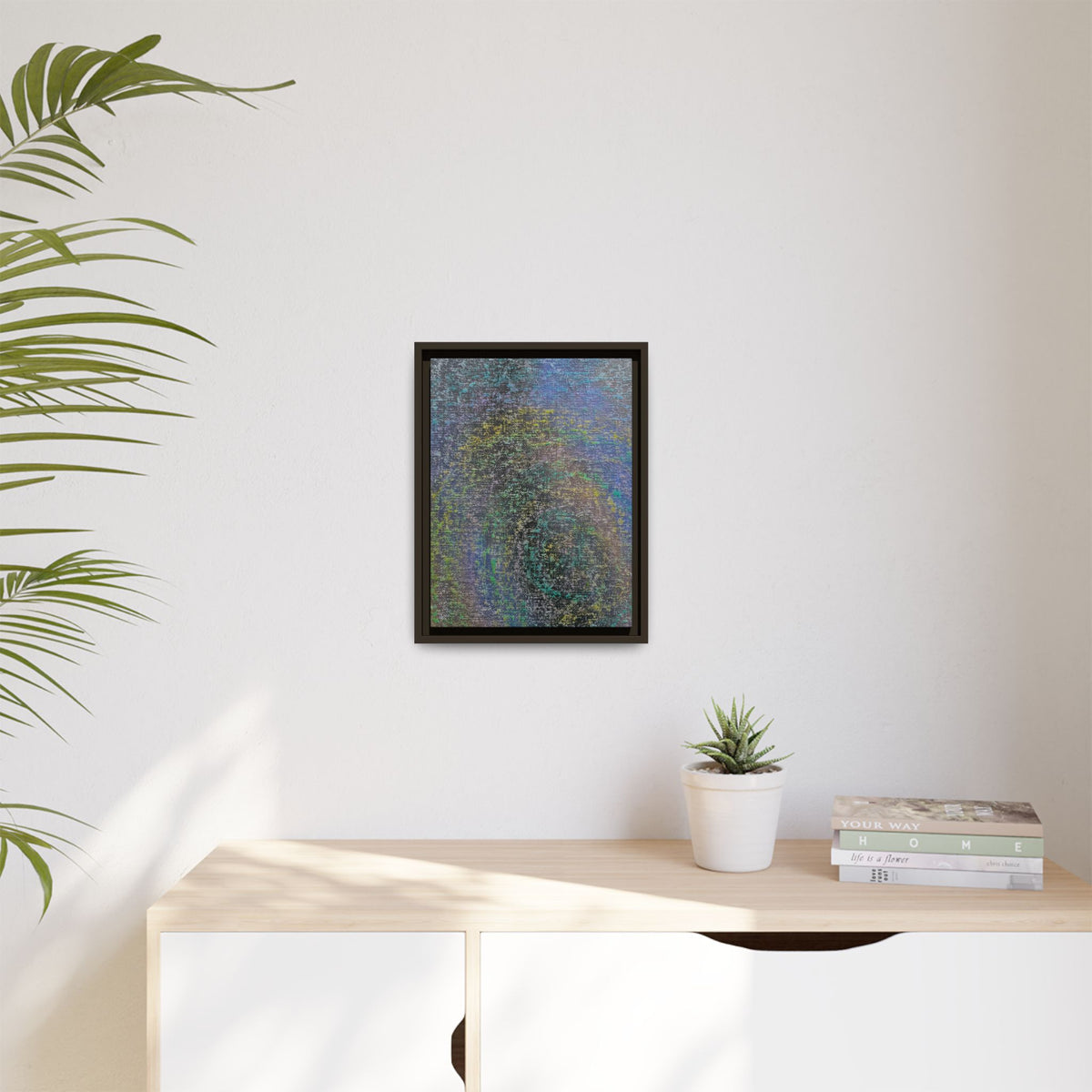 Iridescent (V2) Matte Canvas, Framed