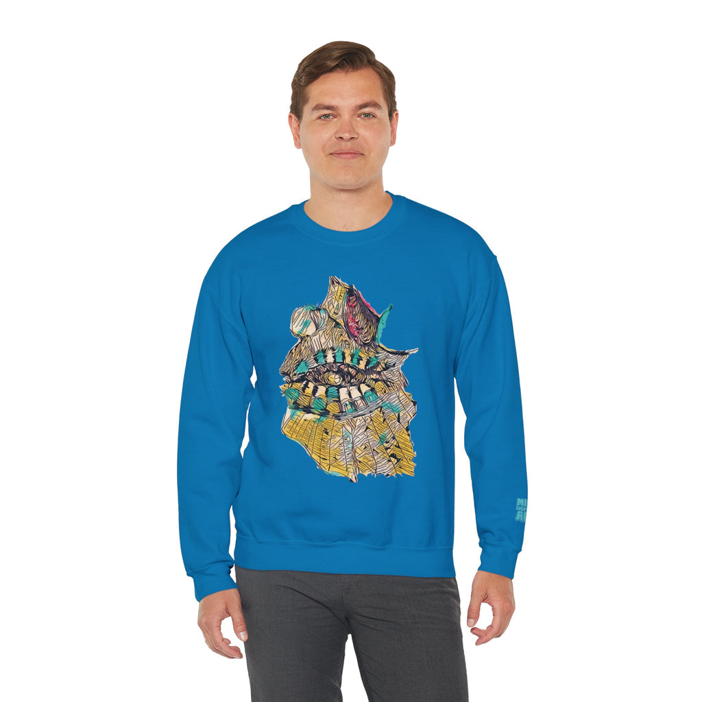 Hypnagogic (Gold) Unisex Heavy Blend™ Crewneck Sweatshirt