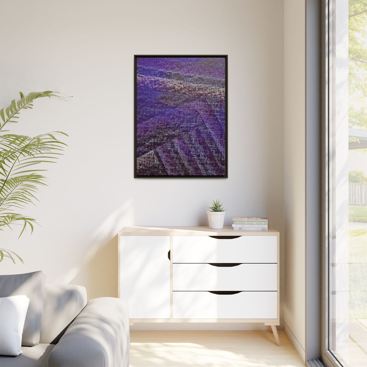 Voice (V2) Matte Canvas, Framed