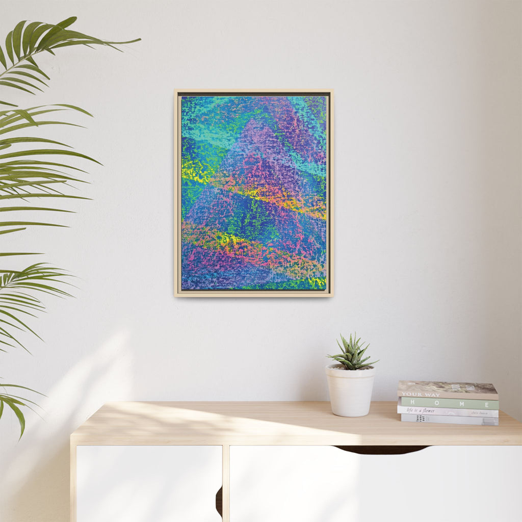 Vapor (V2) Matte Canvas, Framed