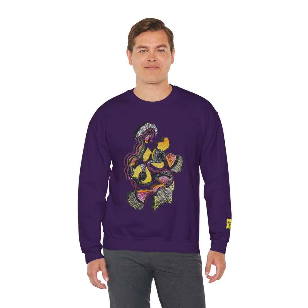 Crimson Teacher Unisex Heavy Blend™ Crewneck Sweatshirt