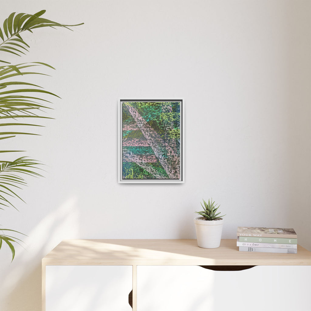 Stream Matte Canvas, Framed