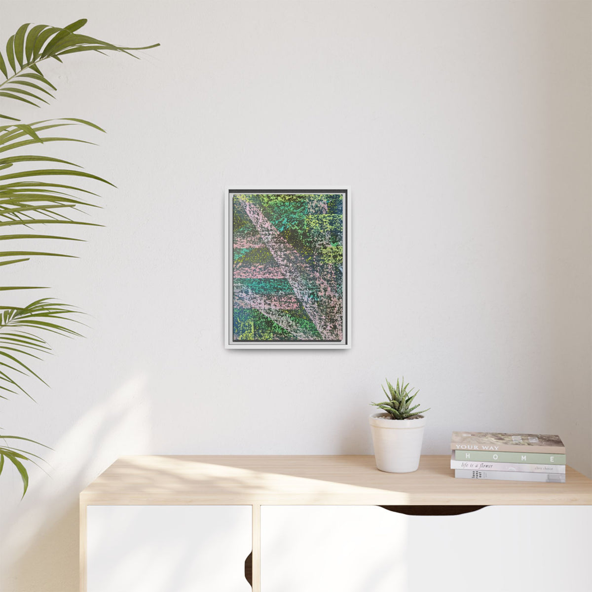Stream Matte Canvas, Framed