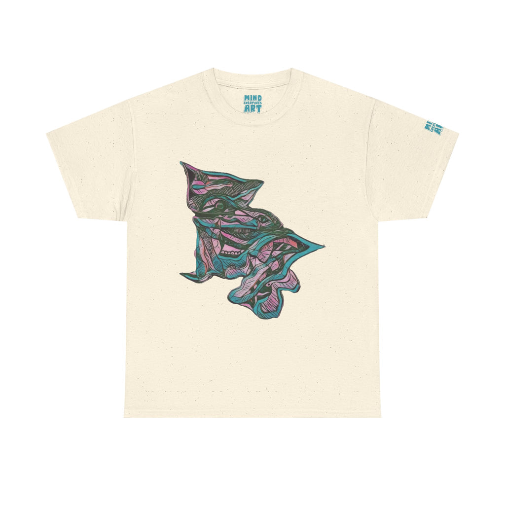 Cheshire (Pink & Teal) Unisex Heavy Cotton Tee