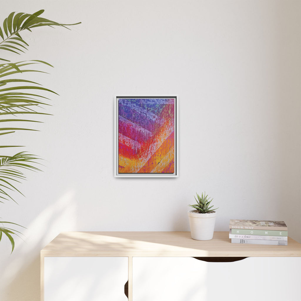 Structure Matte Canvas, Framed