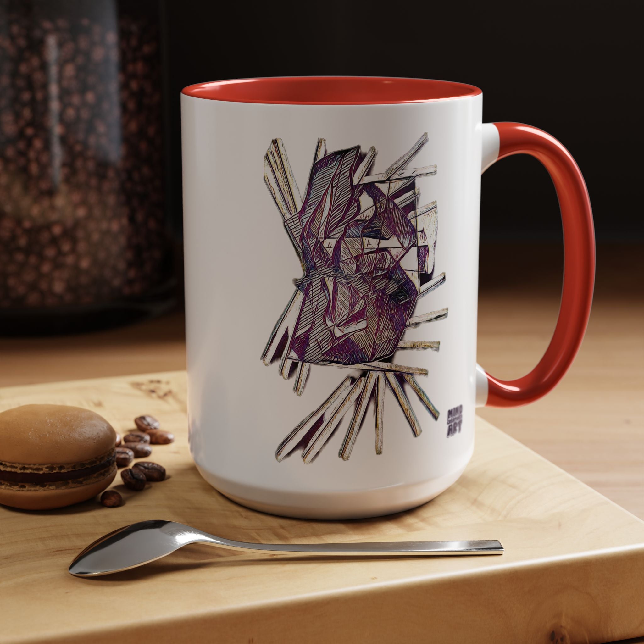 Lightspeed (Purple) Accent Coffee Mug (11oz, 15oz)