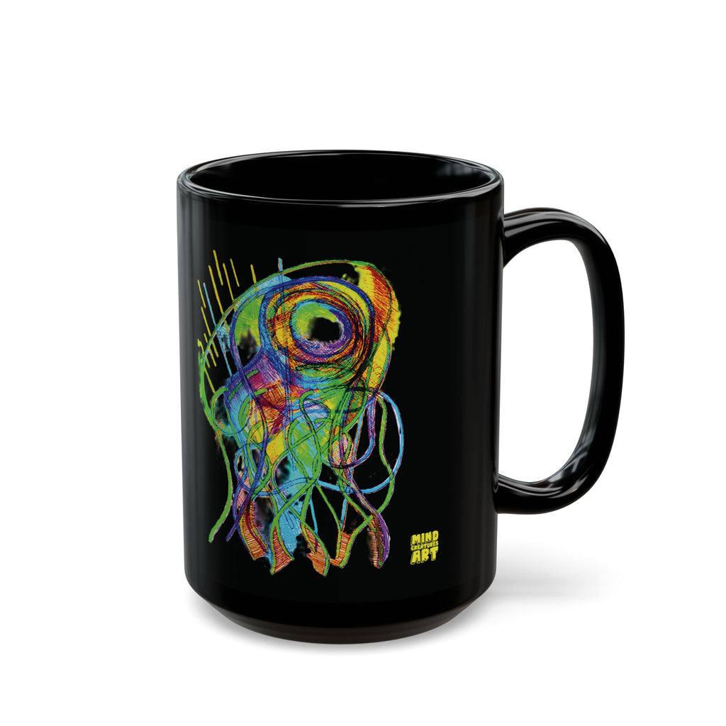 Jelly Jam Black Ceramic Mug (11oz, 15oz)