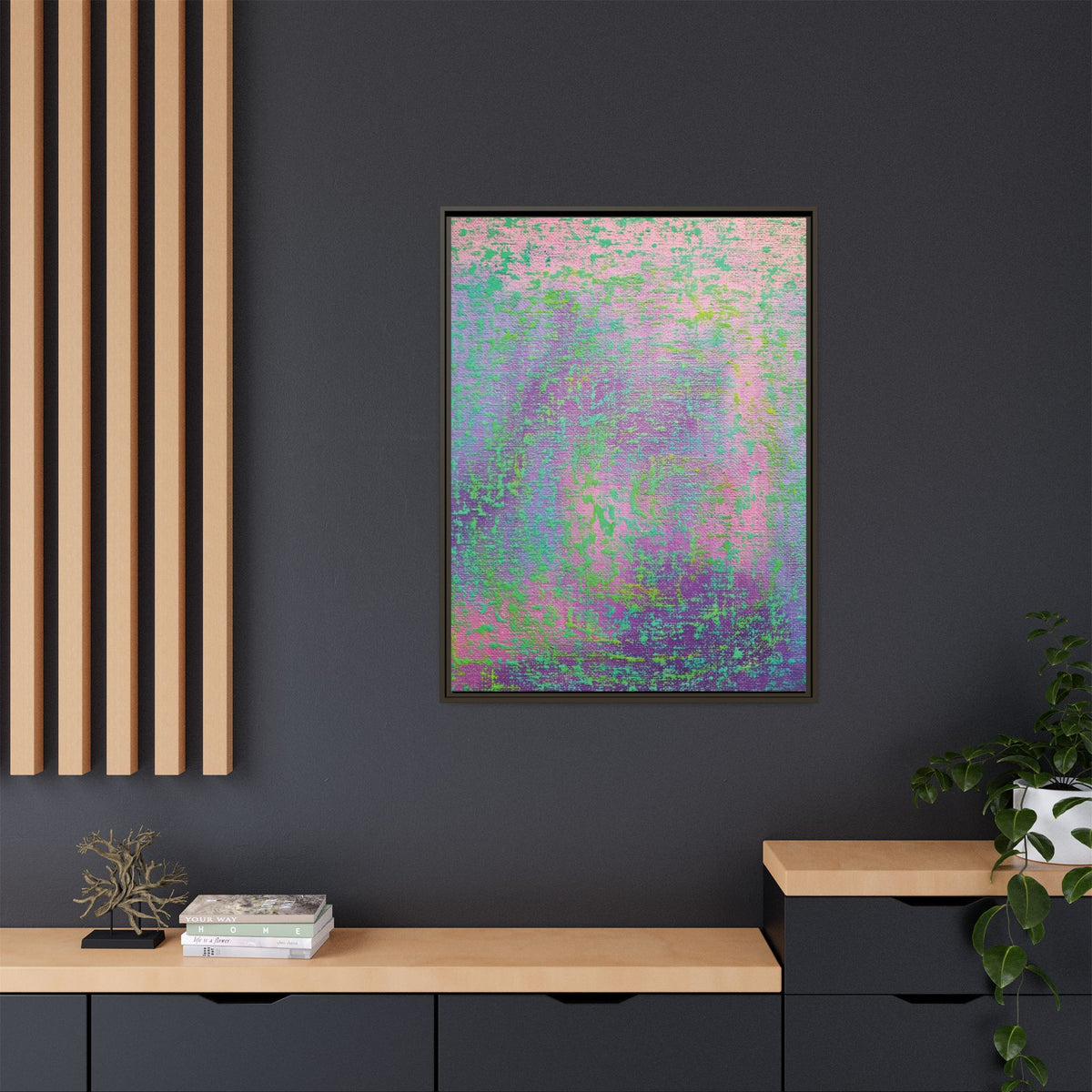 Unicorn Matte Canvas, Framed