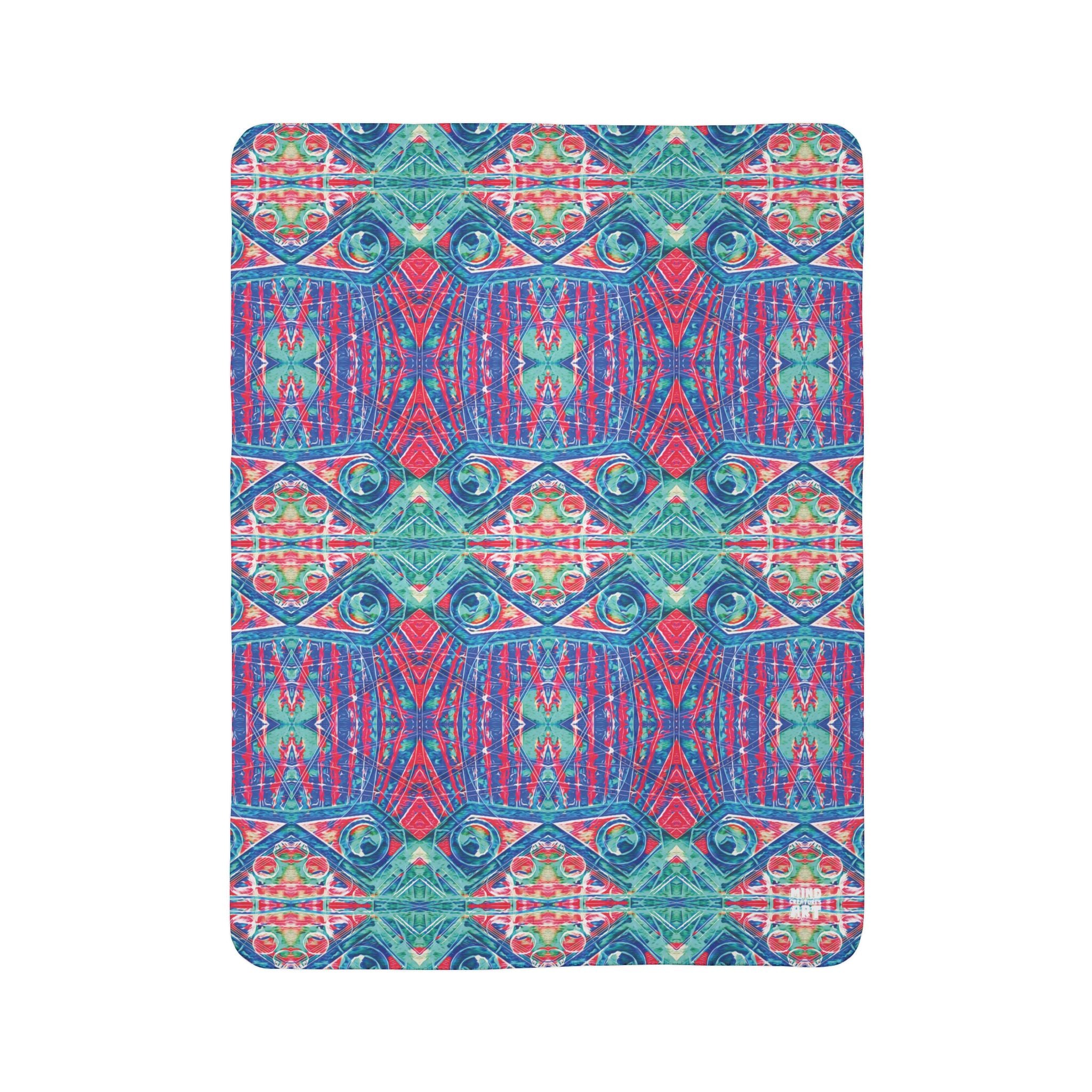 Love (Mirror, Clash) Fleece Sherpa Blanket