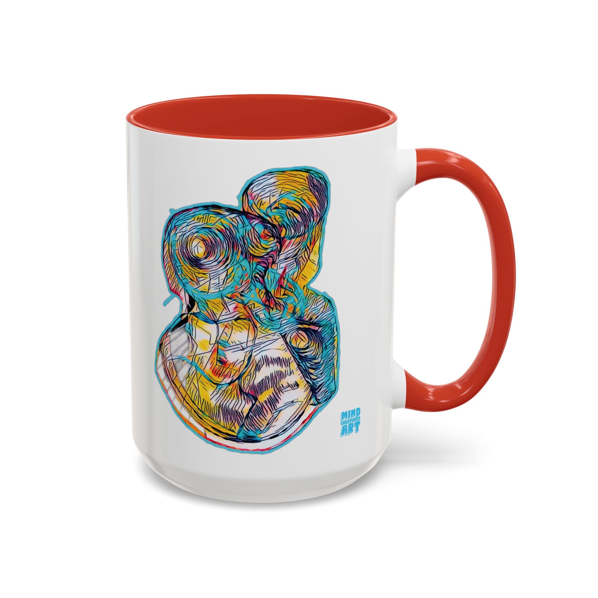 Curiosity (Teal) Accent Coffee Mug (11oz, 15oz)