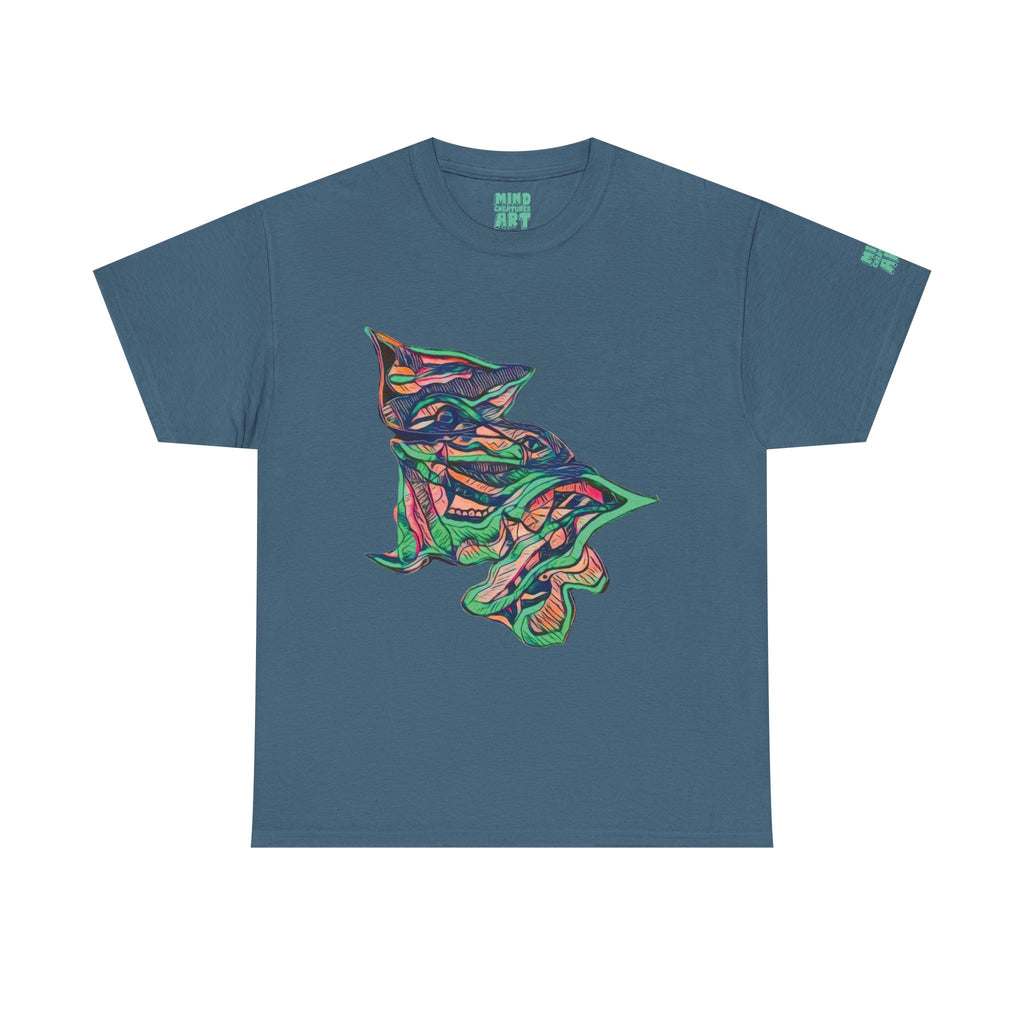 Cheshire (Pink & Seafoam) Unisex Heavy Cotton Tee