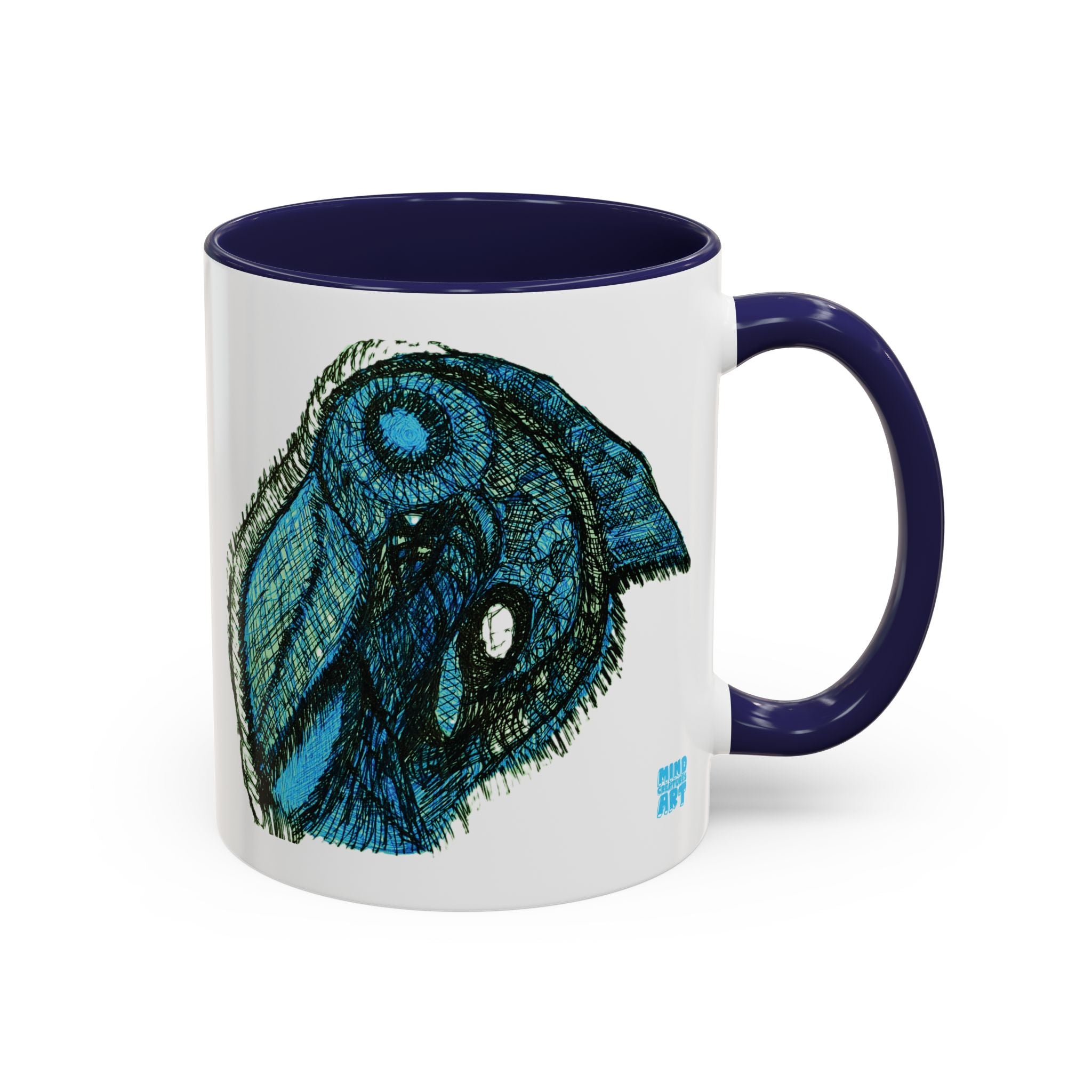 Who Are You? (Teal) Accent Coffee Mug (11oz, 15oz)