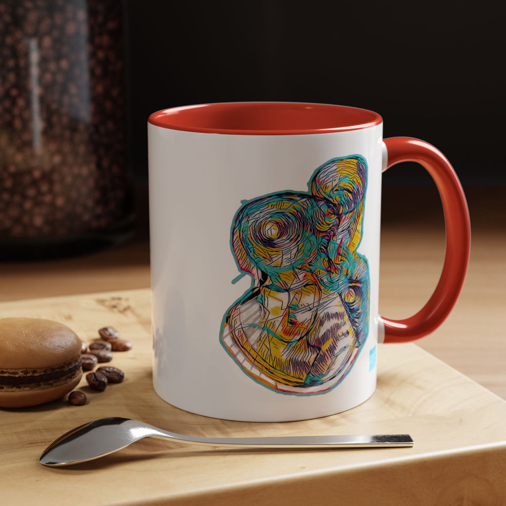 Curiosity (Teal) Accent Coffee Mug (11oz, 15oz)