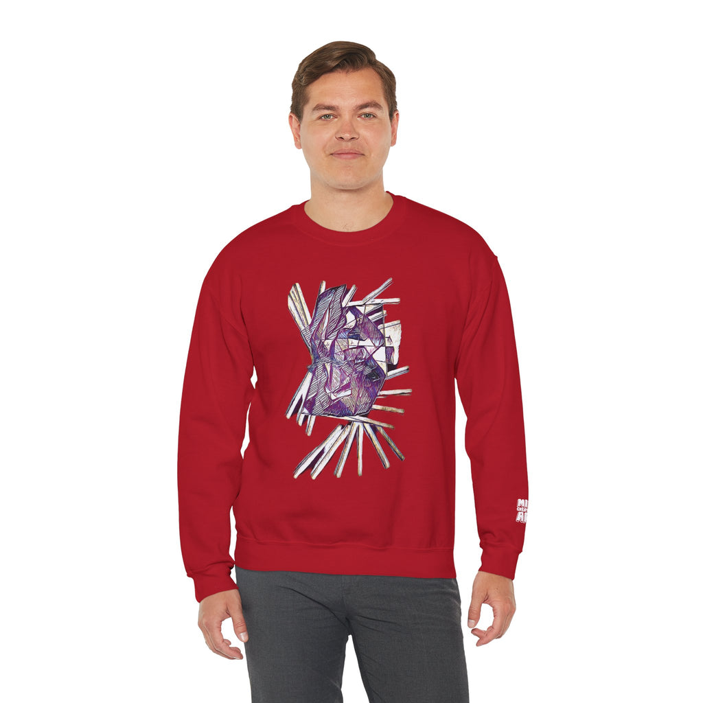 Lightspeed (Purple) Unisex Heavy Blend™ Crewneck Sweatshirt