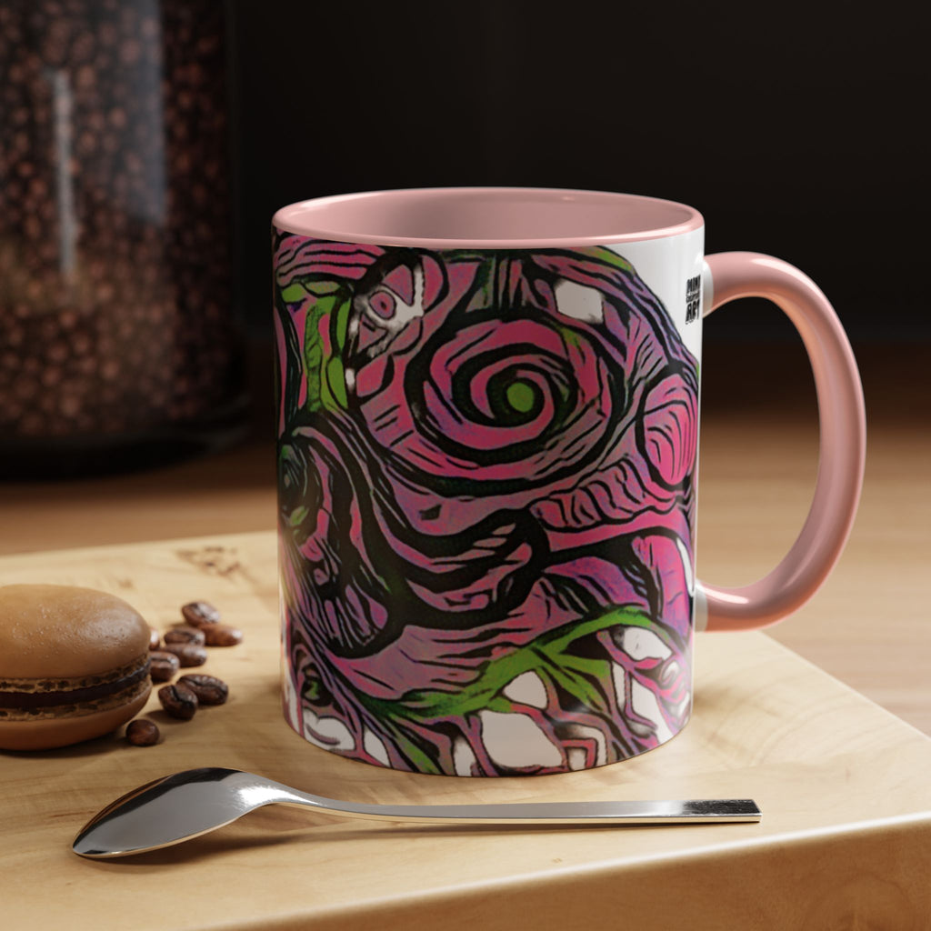 Vessel (Neon) Accent Coffee Mug (11oz, 15oz)