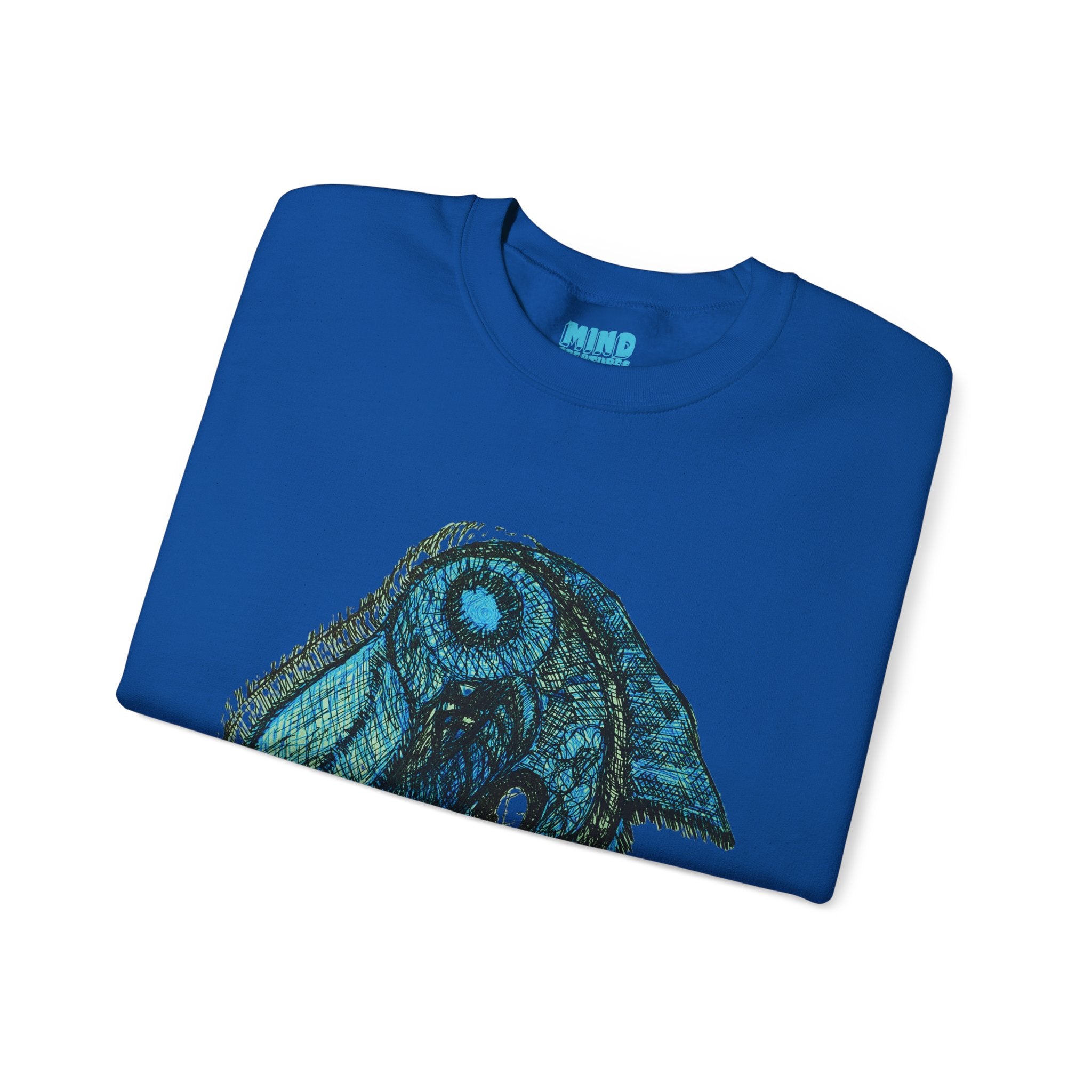 Who Are You? (Teal) Unisex Heavy Blend™ Crewneck Sweatshirt