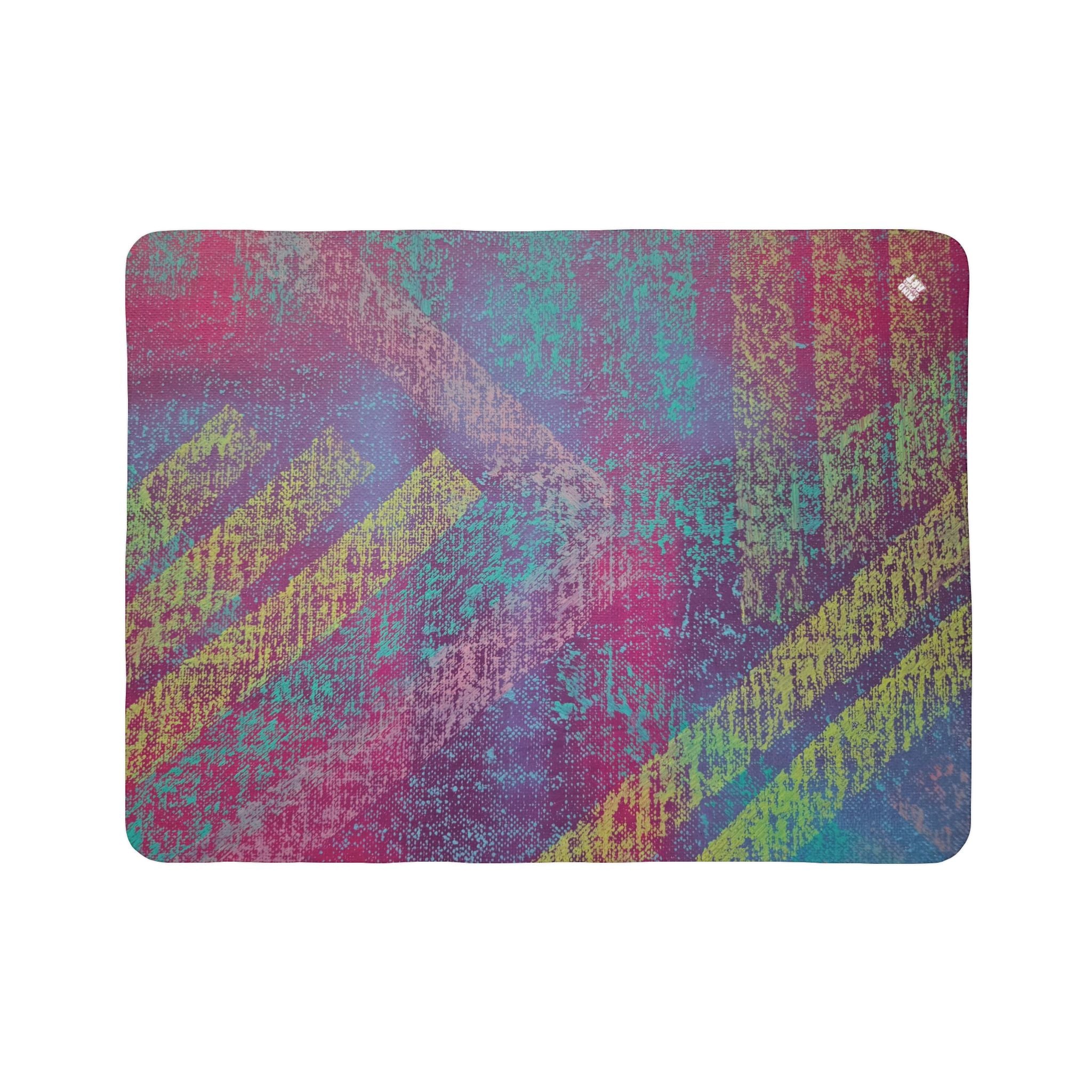 Construct Fleece Sherpa Blanket