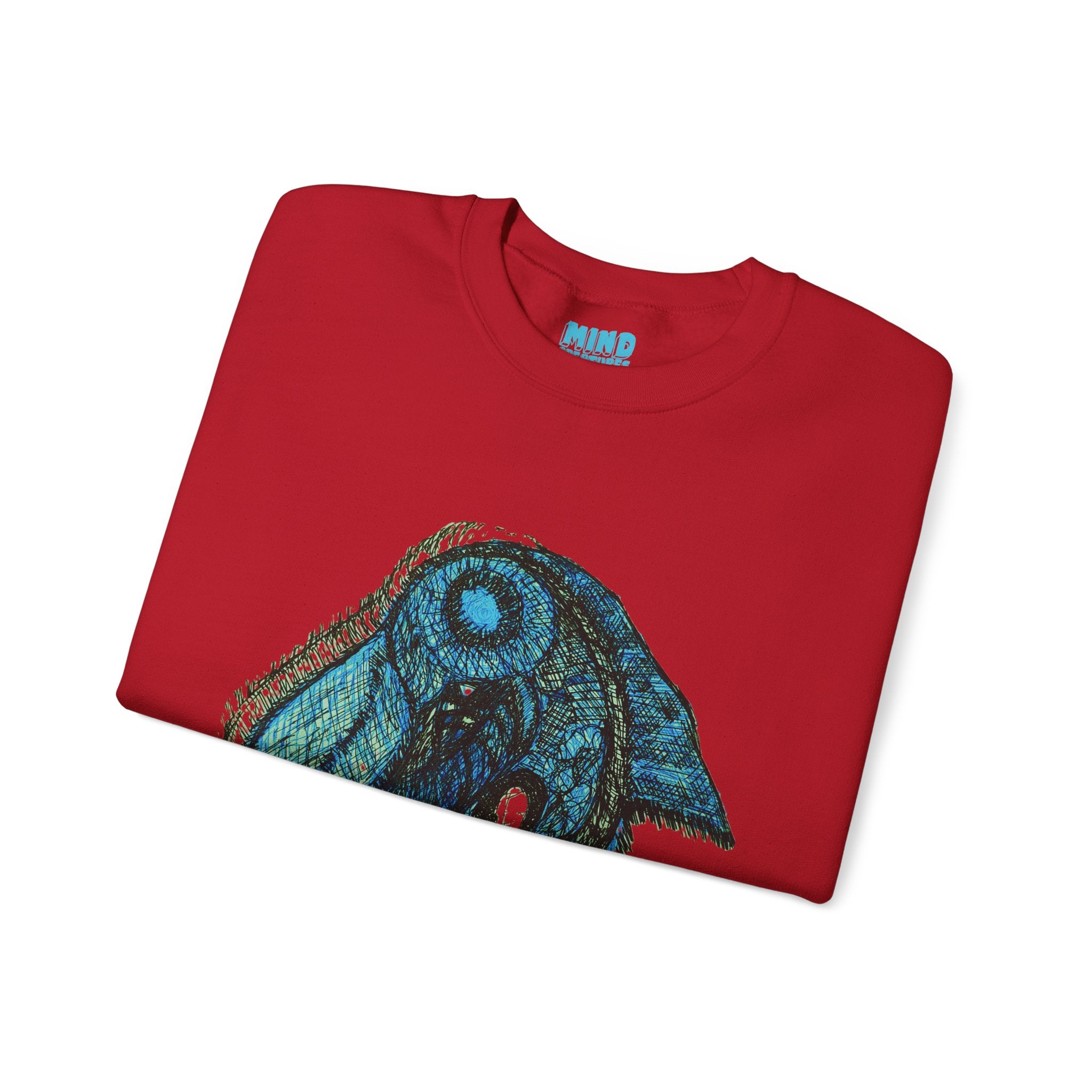 Who Are You? (Teal) Unisex Heavy Blend™ Crewneck Sweatshirt