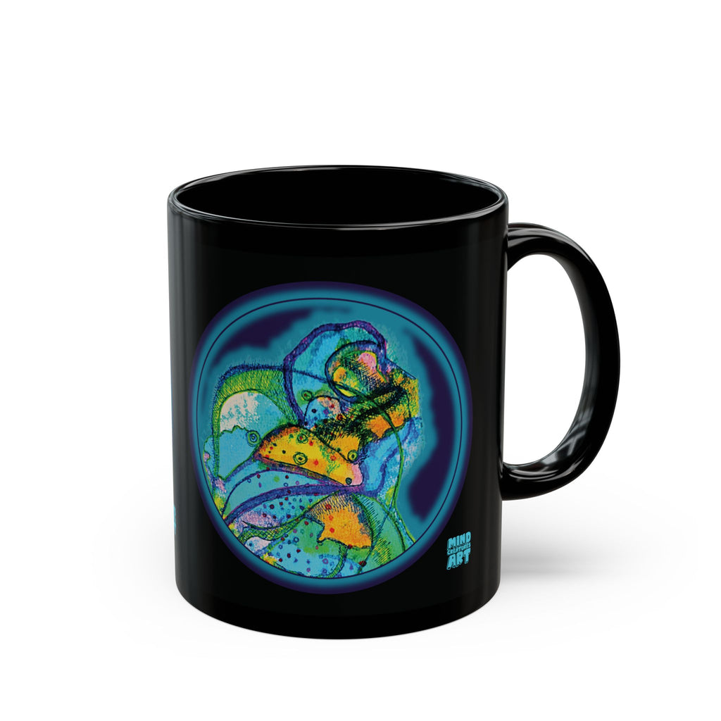 Exploration Black Ceramic Mug (11oz, 15oz)
